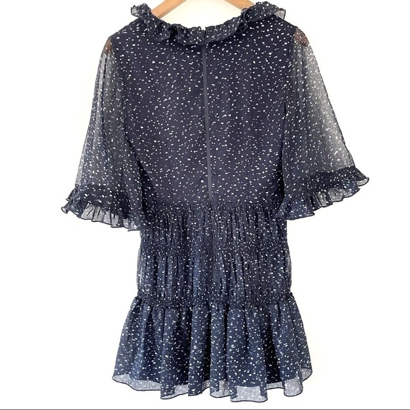Finders Keepers Locales Mini Dress in Navy Speckle - Picture 7 of 11